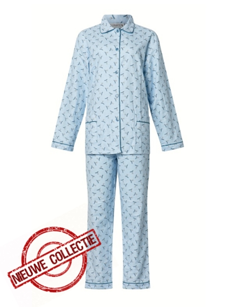 Cocodream flanel ds pyjama Koren bleu