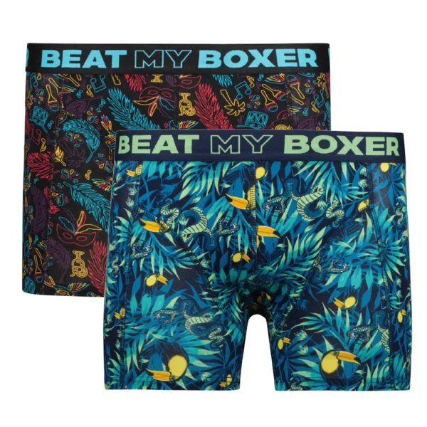 Beat my Boxer heren boxershorts 2-pack Toucan - Rio
