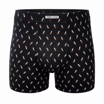 Set heren boxershort microvezel Juanola zwart