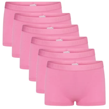 Beeren Comfort Cotton meisjes boxershorts Naomi 6-pack roze