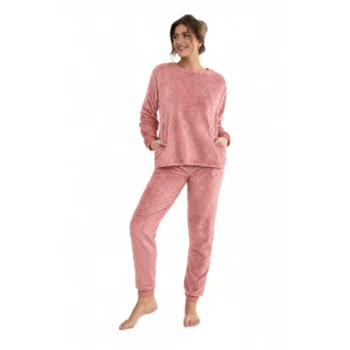 Cocodream dames huispak fleece Lotus roze