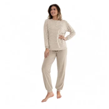 Cocodream dames pyjama velours Just be you zand model